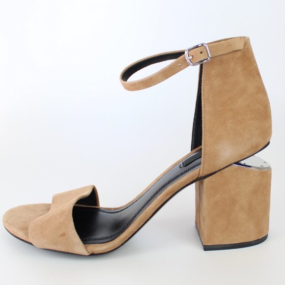 NEW ALEXANDER WANG Abby Sandals - Icon Cut Out Heels - Picture 7 of 11